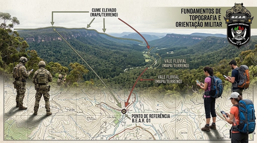 Quando a Eletrónica Morre: Novo Manual de Topografia e Orientação Militar do Clube BEAR