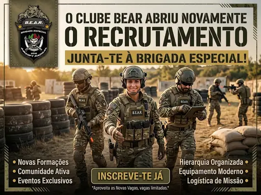 Recrutamento Clube BEAR | Junta-te à nossa equipa