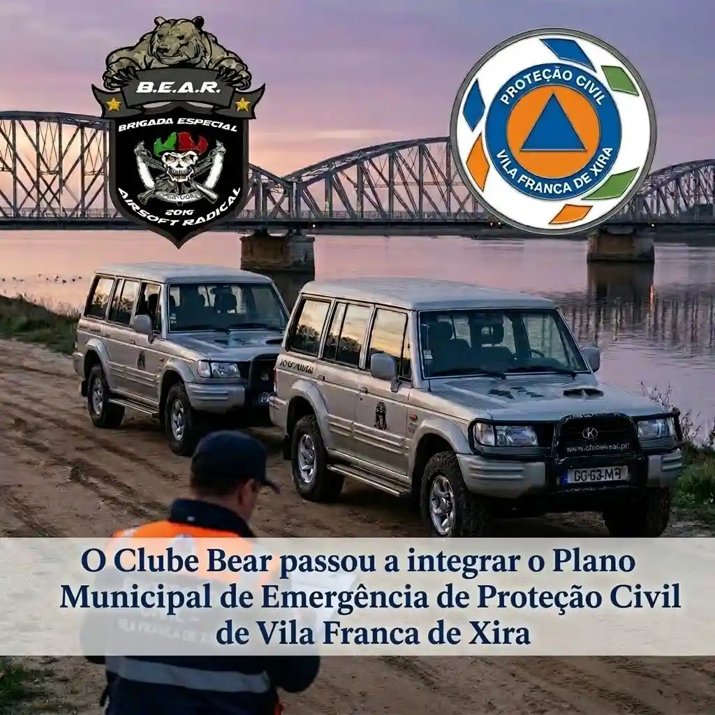 O CLube BEAR integra o Plano Municipal de Protecao civil