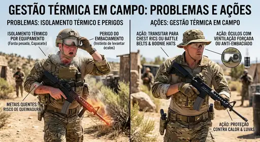 Gestão termica em campo