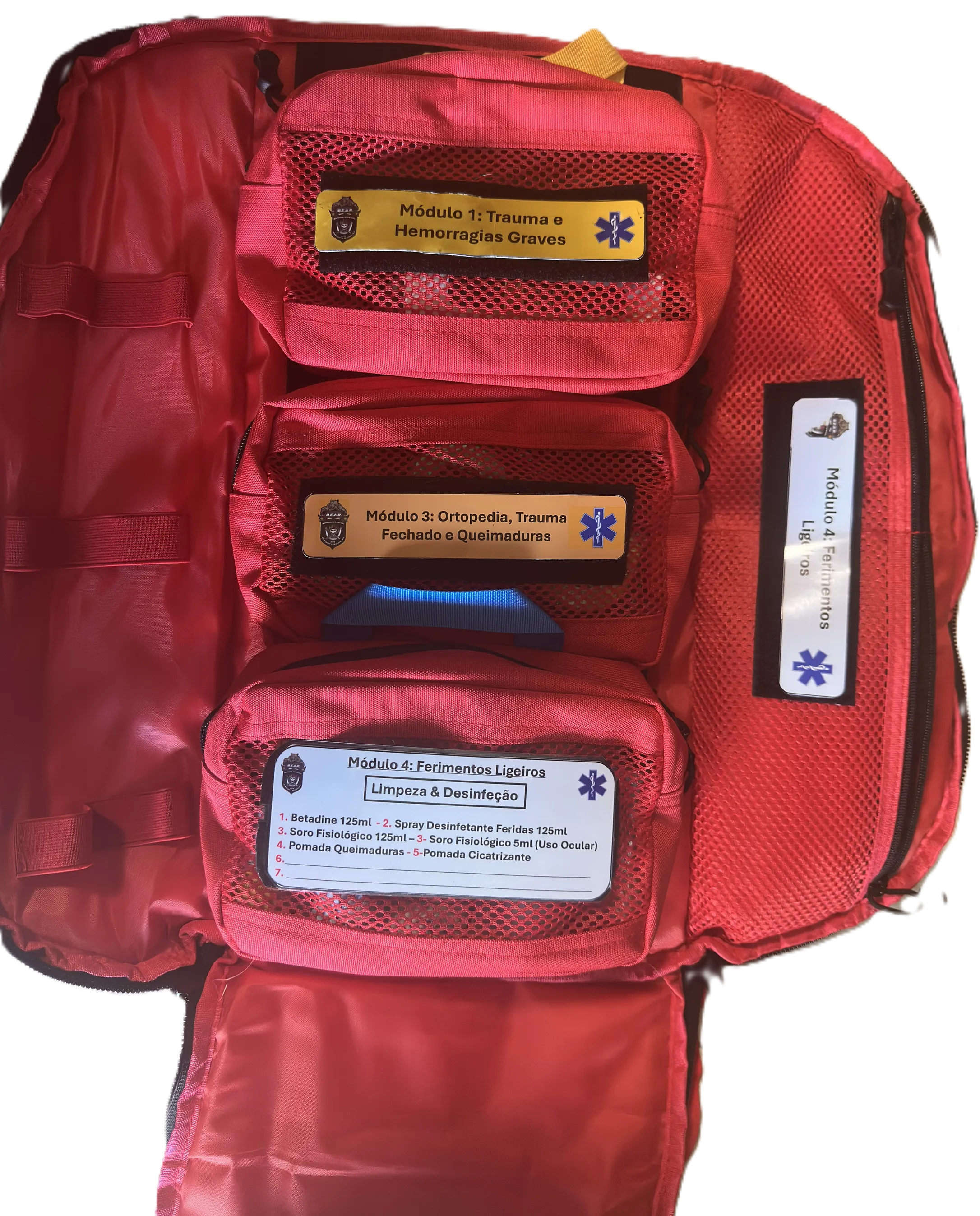 Estrutura modular primeiros socorros