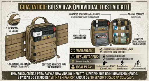 Bolsas IFAK (Individual First Aid Kit)