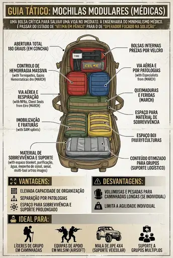 Mochilas Modulares (Médicas)