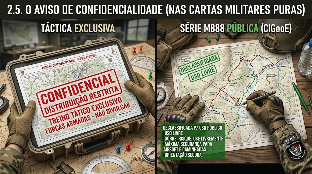 O Aviso de Confidencialidade (Nas Cartas Militares Puras)