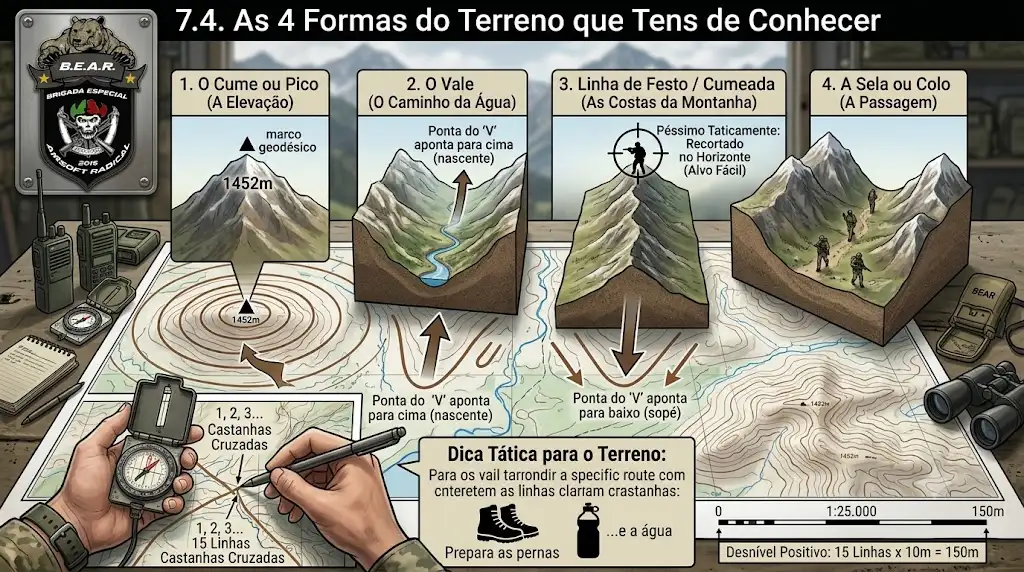 As 4 Formas do Terreno que Tens de Conhecer