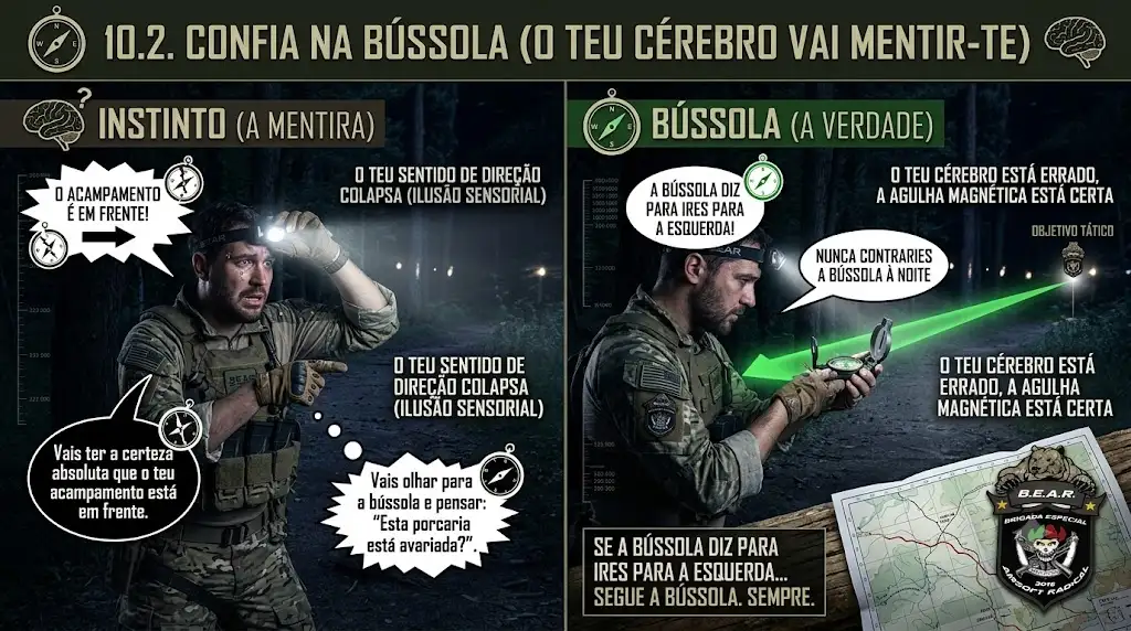10.2. Confia na Bússola (O Teu Cérebro Vai Mentir-te)