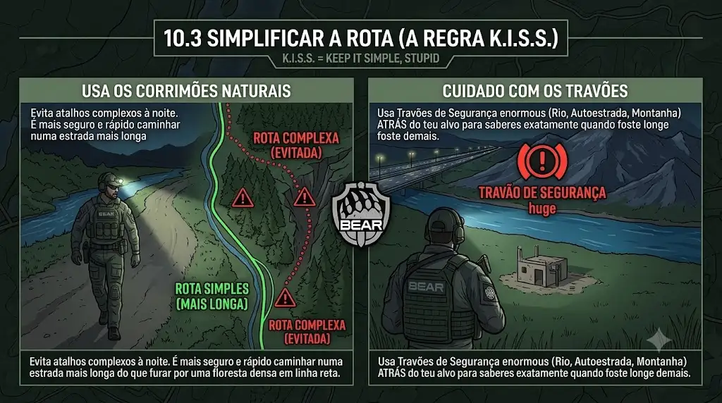 Simplificar a Rota (A Regra do K.I.S.S.)
