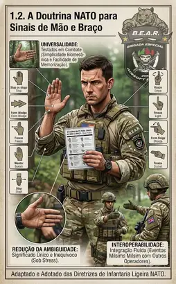. A Doutrina NATO para Sinais de Mão e Braço (Hand and Arm Signals)