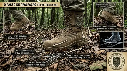 O Passo de Apalpação (Ponta-Calcanhar): O Passo de Apalpação (Ponta-Calcanhar):