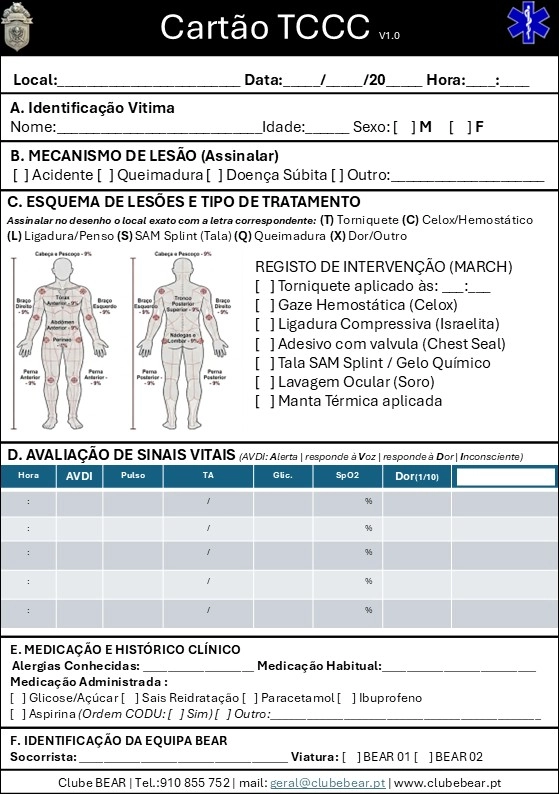 Cartão TCCC