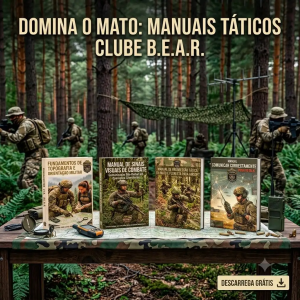 Eleva o Teu Jogo no Mato: Academia BEAR Disponibiliza 4 Manuais Táticos Gratuitos!
