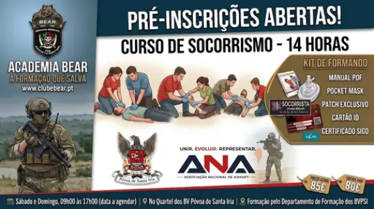 Pré-Inscrições Abertas: Curso Básico de Primeiros Socorros (14h) – A Formação Que Salva